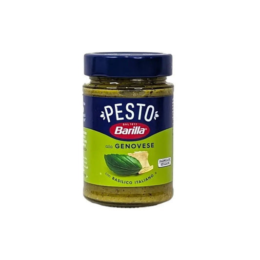 Barilla Pesto Genovese Pasta and Pizza Sauce, 190g – Authentic Barilla Pesto Alla Genovese for Rich Flavor190g