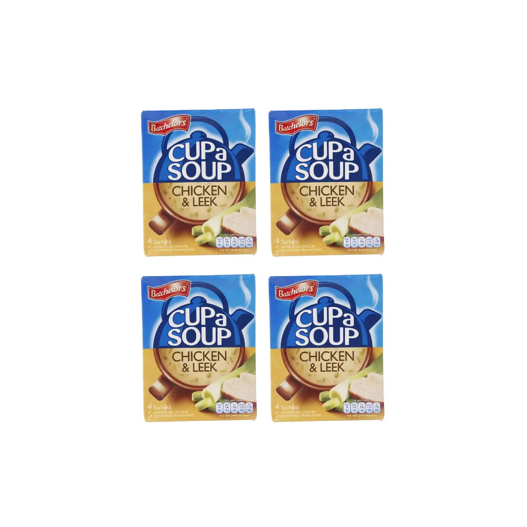 Batchelor's Cup A Soup Chicken and Leek 86g (Pack of 4) – Instant Soup Mix