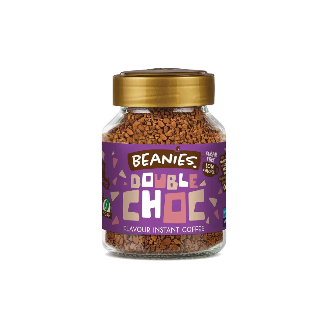 Beanies Instant Flavored Coffee Double Chocolate, 50g