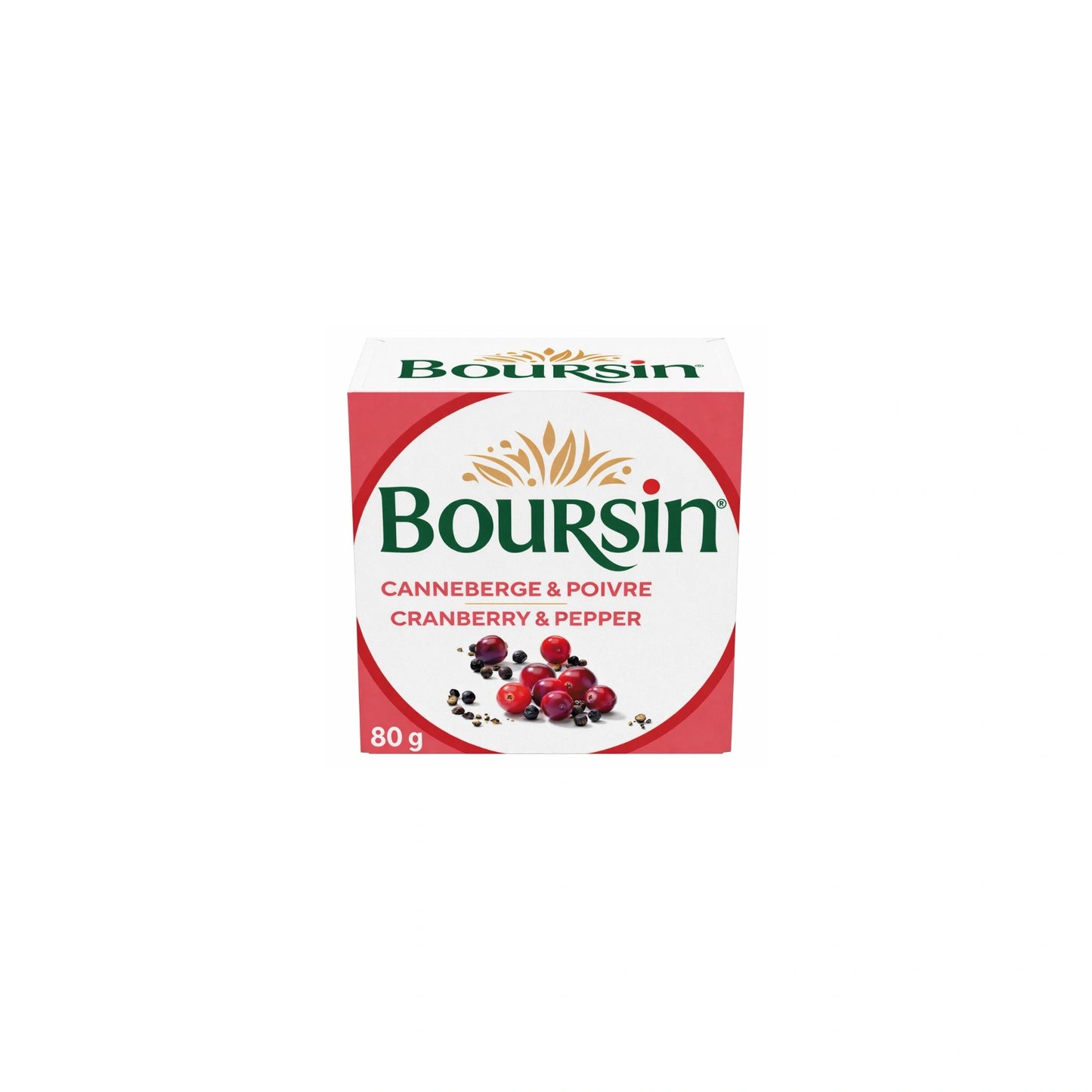 Boursin Cranberry & Pepper Cheese 80g