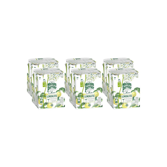 Buy Maison Perrier Lemonjito – Lemon Mint Sparkling Water (250ml x Pack of 24 Cans) Luckystore