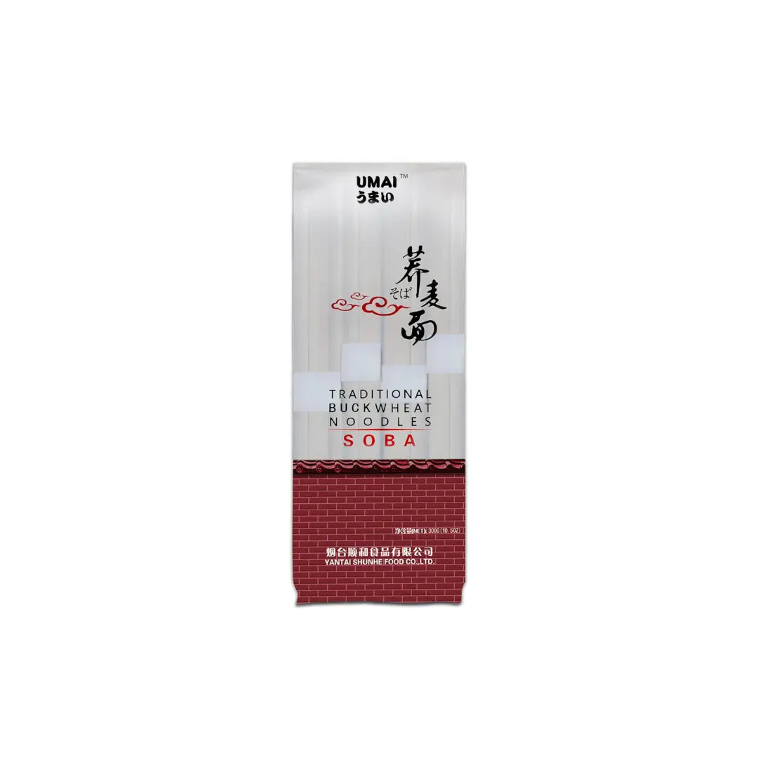 Umai Traditional Buckwheat Noodles Soba 300gm ( Pack of 4)