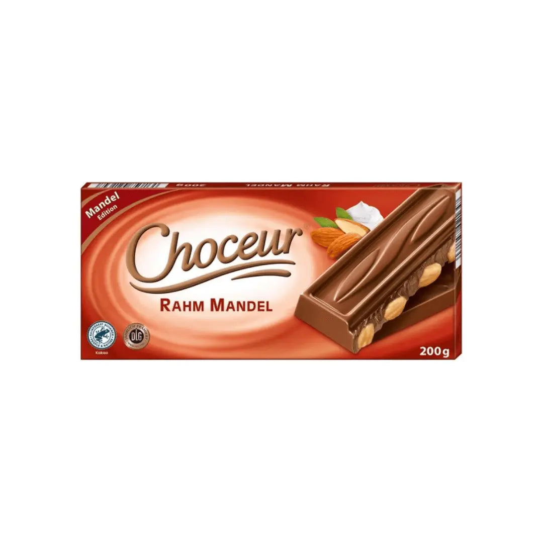 Choceur Rahm Mandel Caramel Milk Chocolate 200g