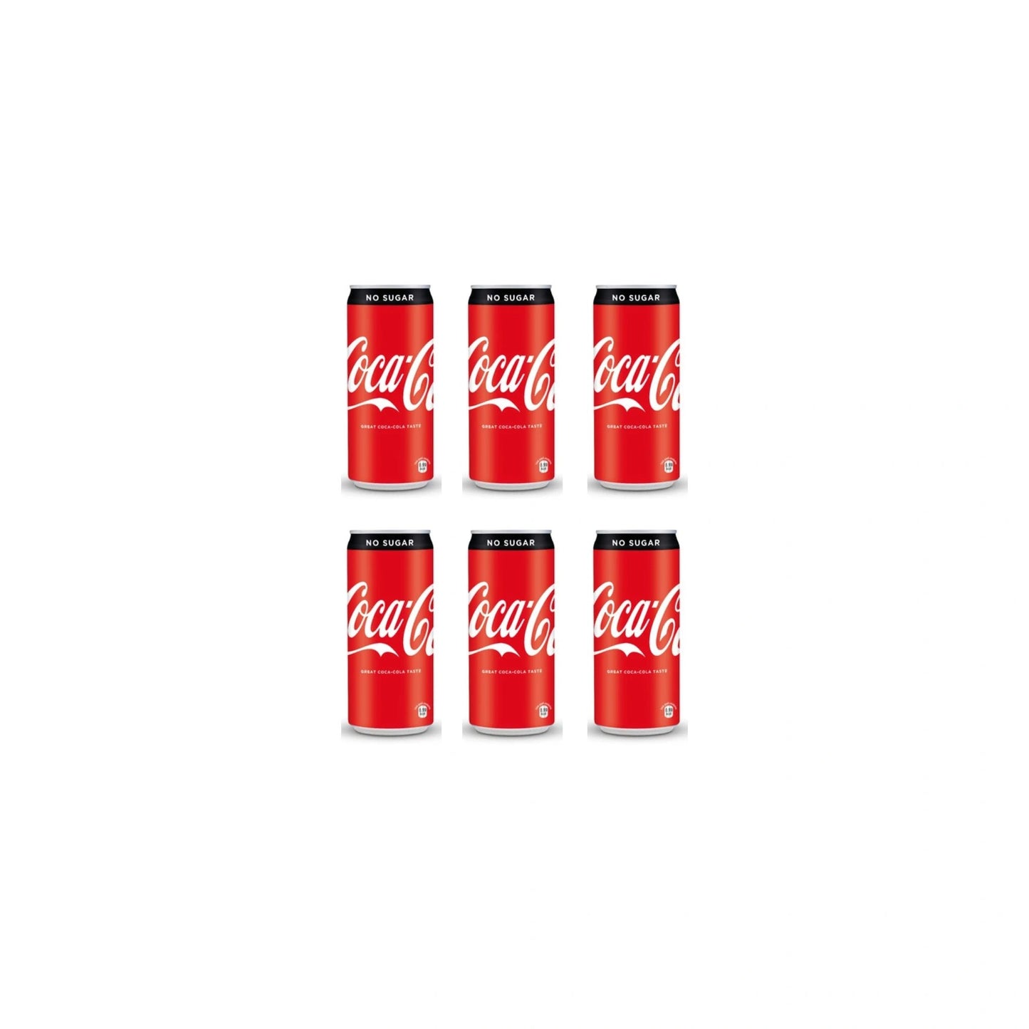 Coca Cola Zero Sugar Soft Drink Can 330ml