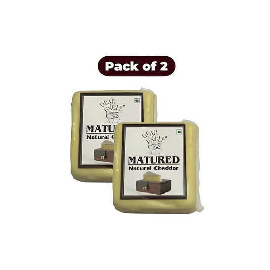Dear Uncle Matured Natural Cheddar Cheese 200g (Pack of 2)