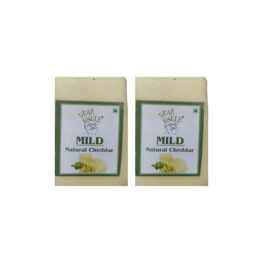 Dear Uncle Mild Natural Cheddar Cheese 200g (Pack of 2)