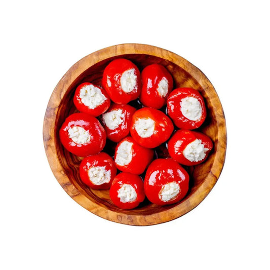 Feta And Cream Cheese Stuffed Cherry Peppers In Oil 2 kg