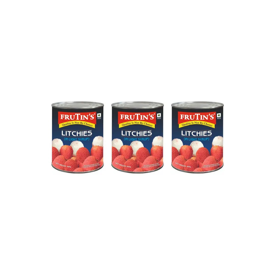 Frutin's Litchies In Light Syrup 840g (Pack of 3)