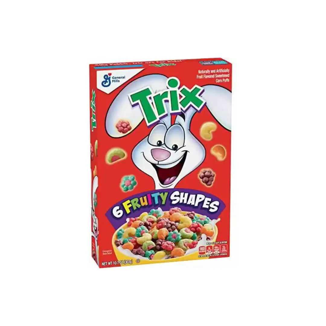 General Mills Classic Trix 6 Fruity Shapes 303g Box (303g) Imported
