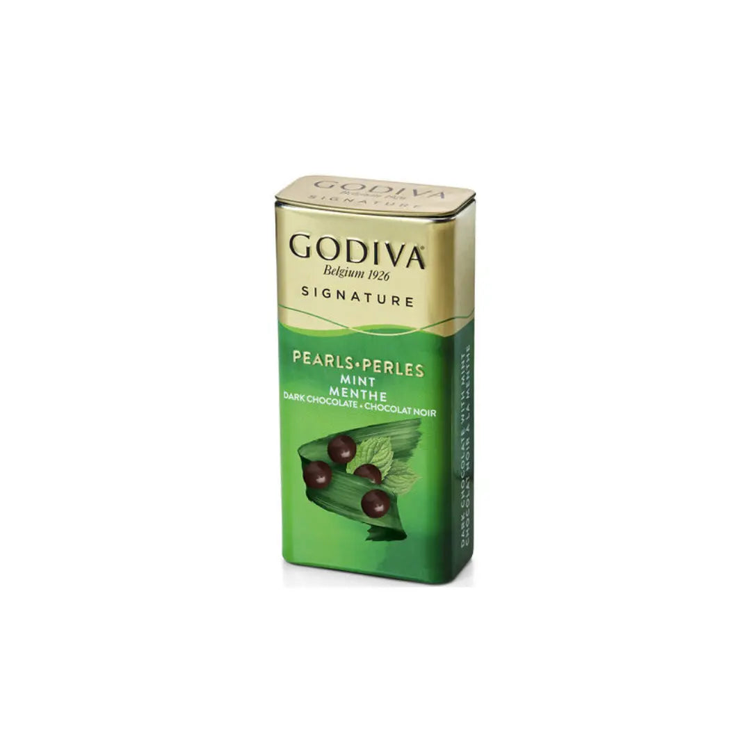 Godiva Signature Pearls Mint Dark Chocolate Candy 43gm