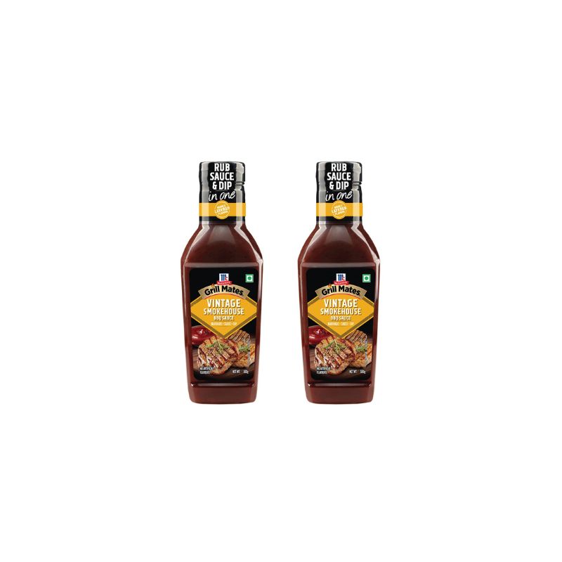 Grill Mates Vintage Smokehouse BBQ Sauce, 500g (Pack of 2)