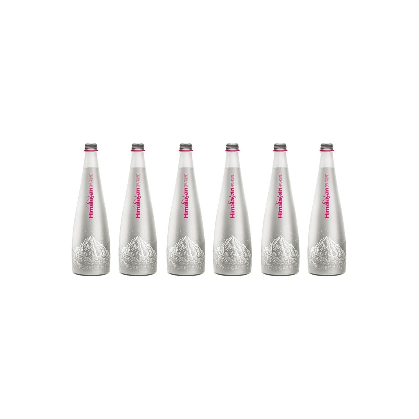 Himalayan Sparkling Water 750ml Glass Bottle Pack of 6 Premium Mineral Water India