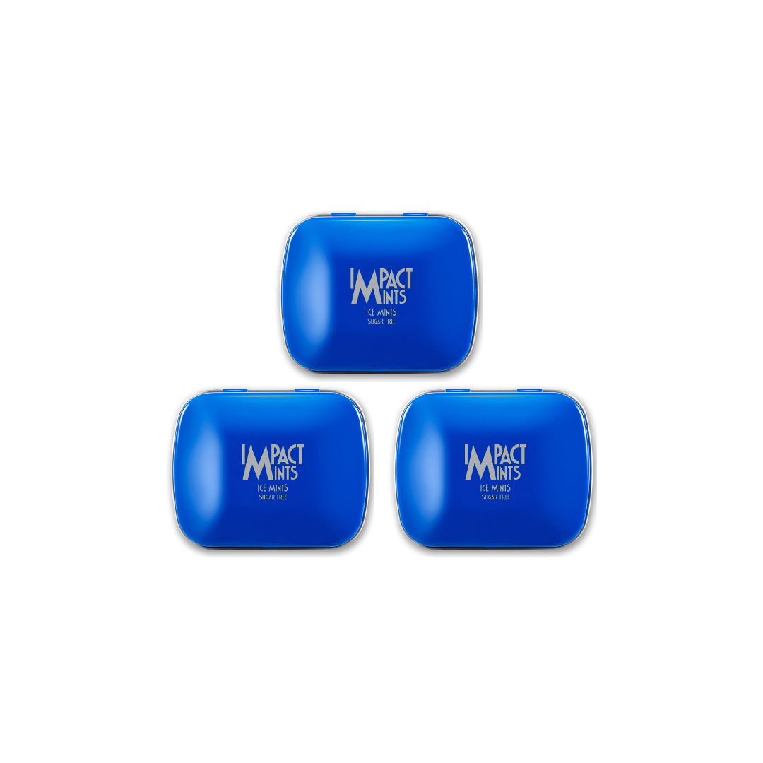 Impact Mints Ice Mint 14g (Pack of 3)