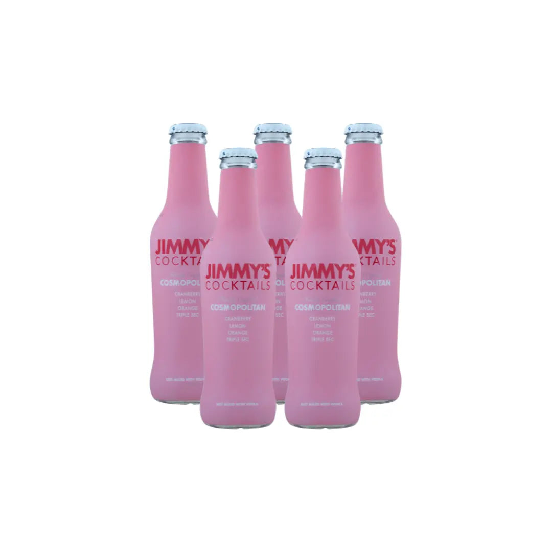 Jimmy's Cocktails Cosmopolitan Drink 250ml (Pack of 5)