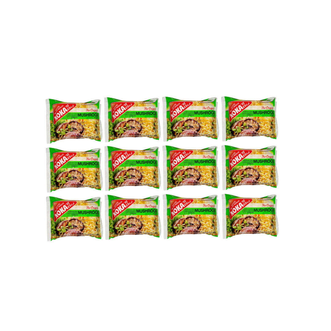 Koka The Original Prawn Flavour 85g (Pack of 12) – Rich & Tasty Instant Noodles