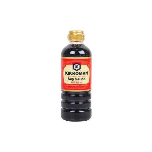 Kikkoman Soy Sauce Pet Bottle, 500 ml