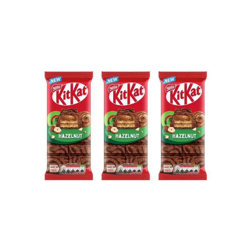 KitKat Sharing Bar Hazelnut 99g (Pack of 3)