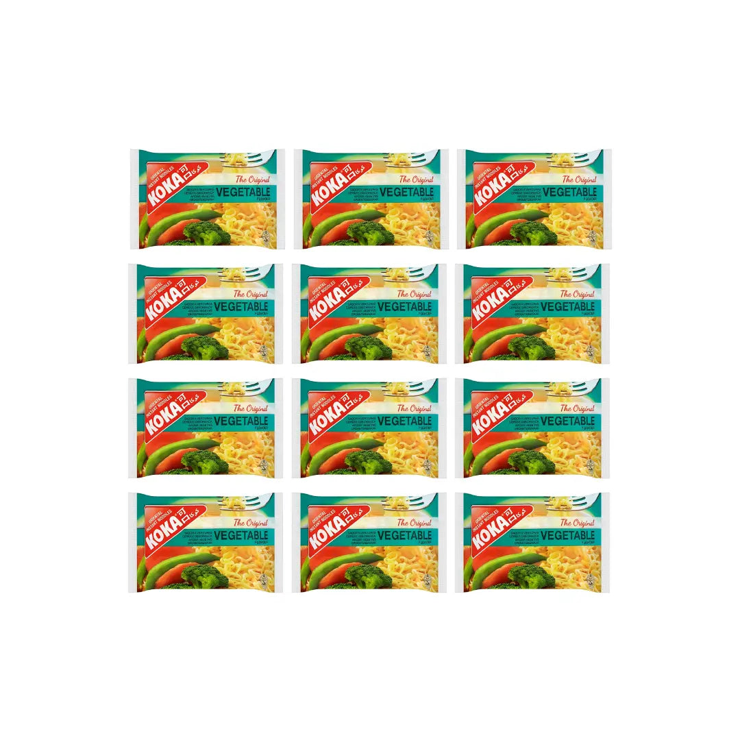 Koka Vegetable Instant Noodles 85g (pack of 12)