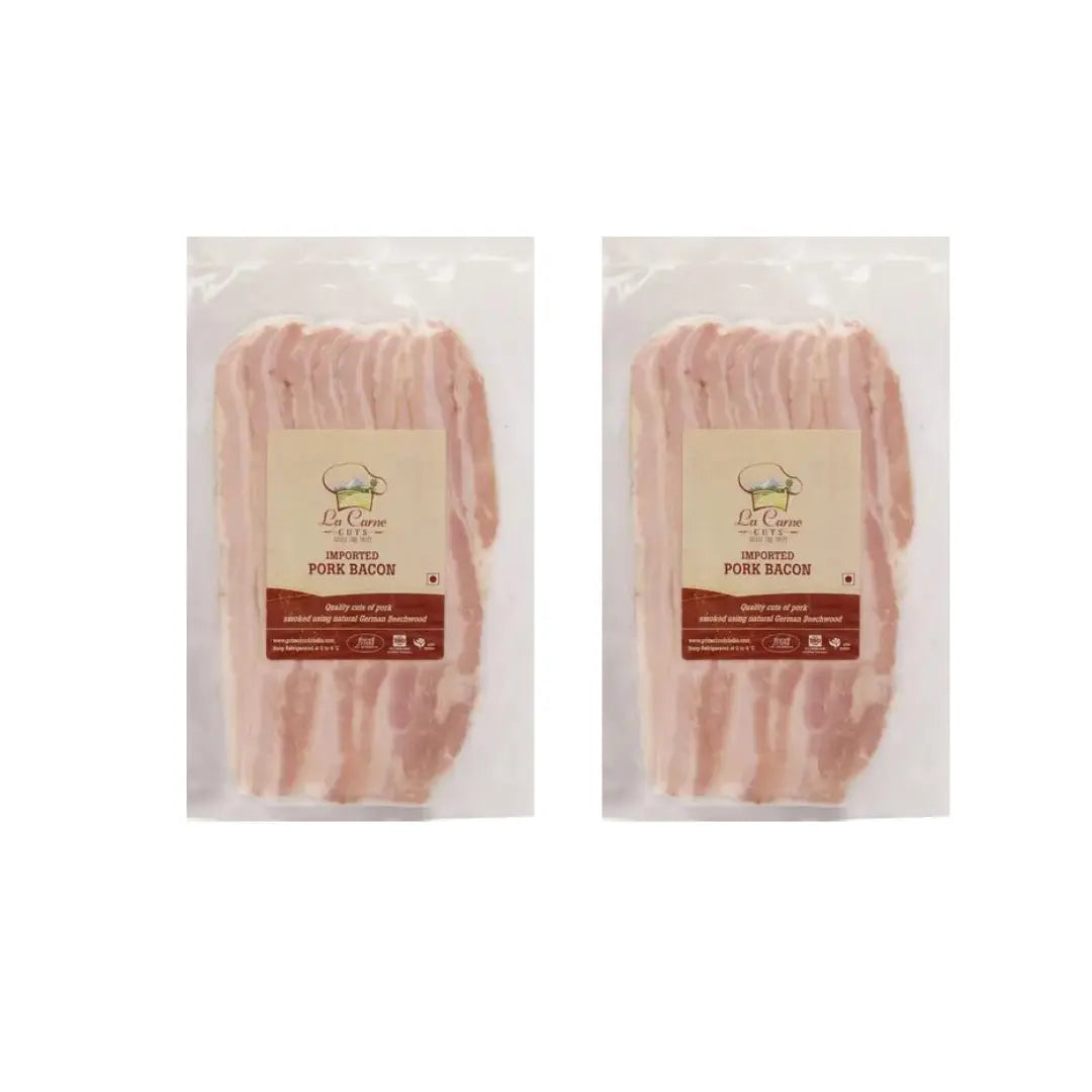 La Carne Imported Pork Bacon 250g (Pack of 2)