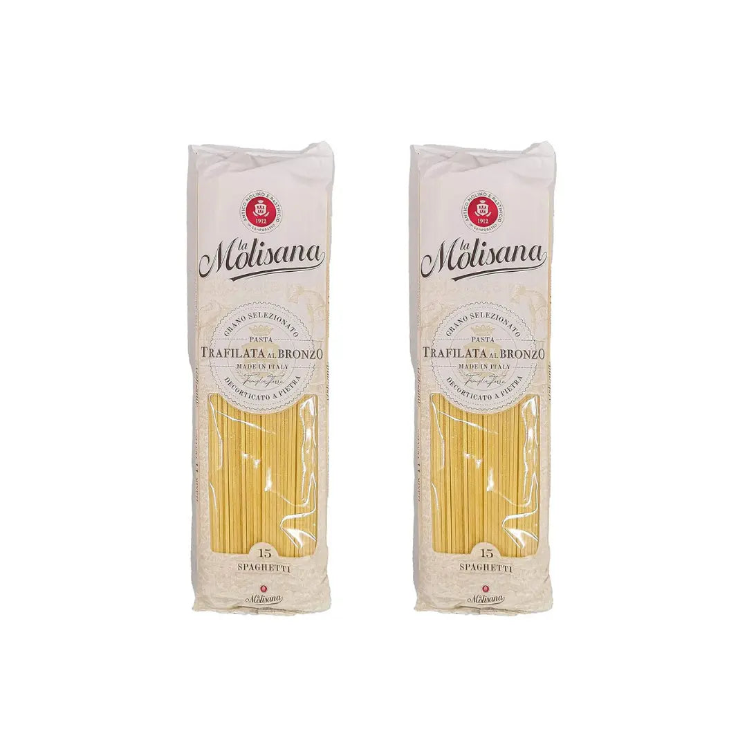 La Molisana Spaghetti n. 15 Pasta 500g (Pack of 2)