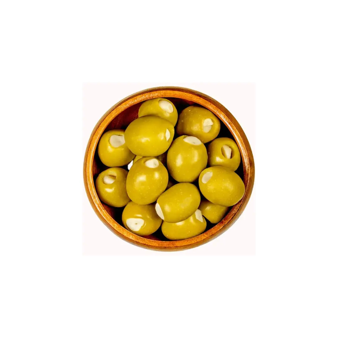LARGE OLIVES STUFFED WITH GARLIC CLOVES 1.9KG