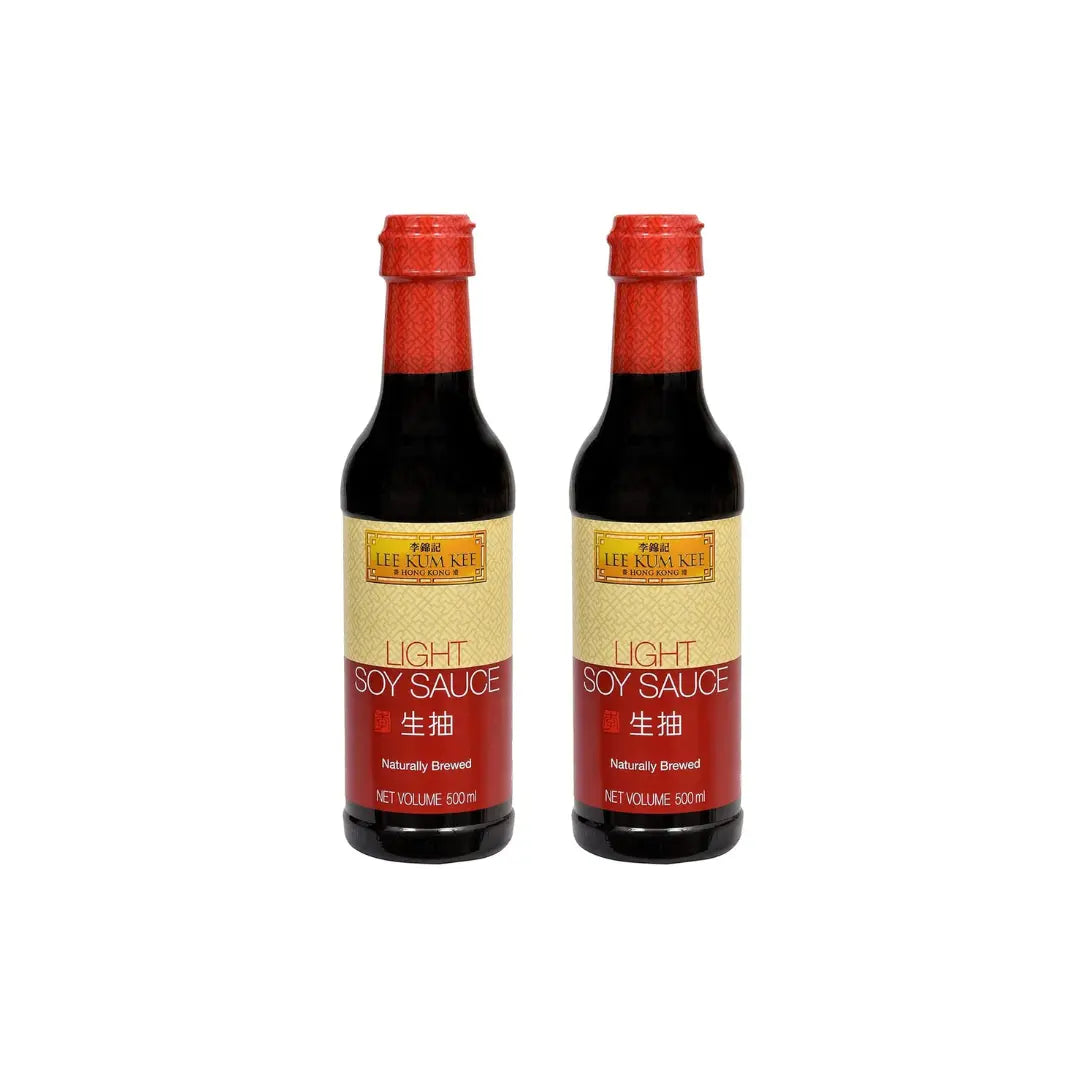 Lee Kum Kee Light Soy Sauce Bottle, 500 ml (Pack of 2)