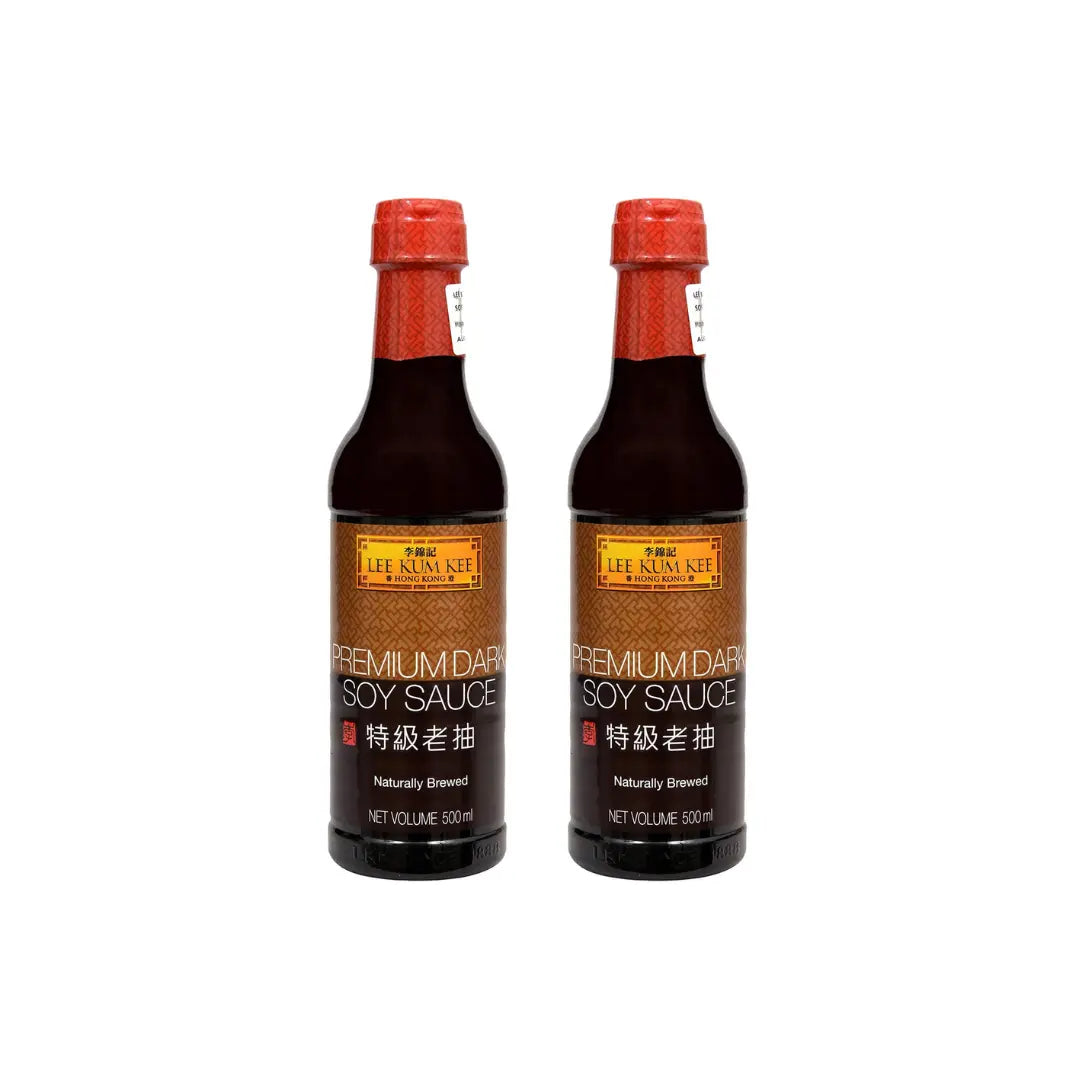Lee Kum Kee Premium Dark Soy Sauce Bottle, 500ml (PACK OF 2)