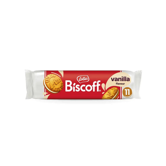 Lotus Biscoff Belgian Speculoos Sandwich Cookies Vanilla Cream 110g