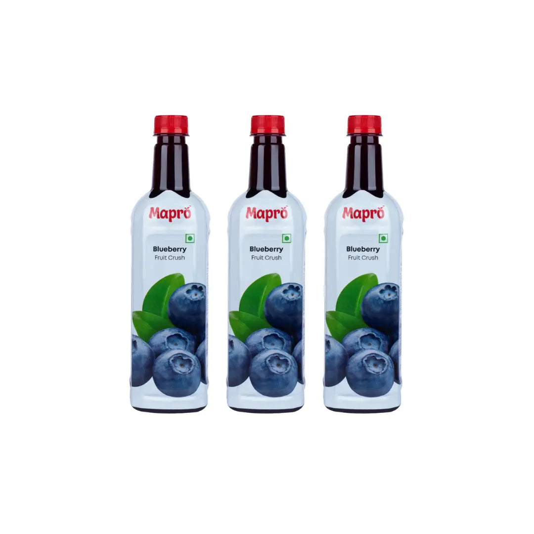 Mapro Blueberry Fruit Crush 750ml (Pack of 3)