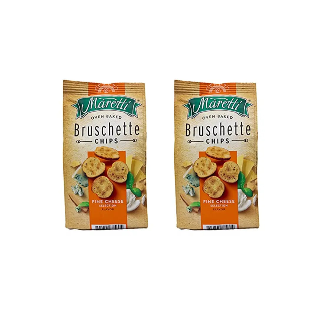 Maretti Bruschette Chips Fine Cheese 70g (PACK OF 2)