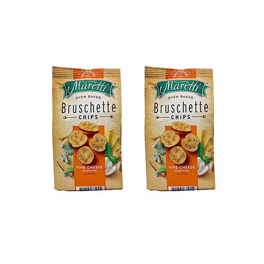 Maretti Bruschette Chips Fine Cheese 70g (PACK OF 2)