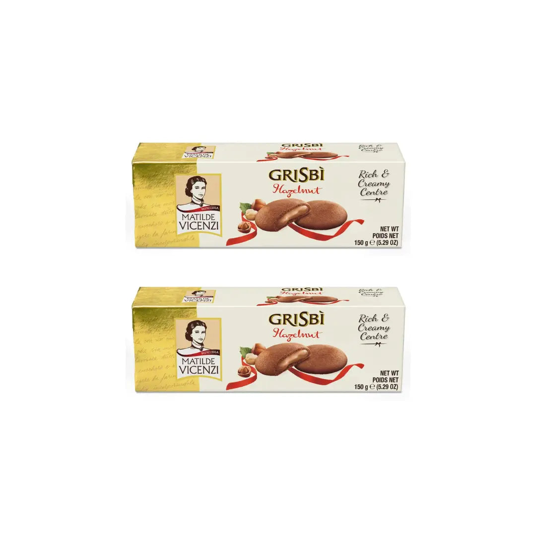 Matilde Vicenzi Grisbi Hazelnut cookies 150g (PACK OF 2)