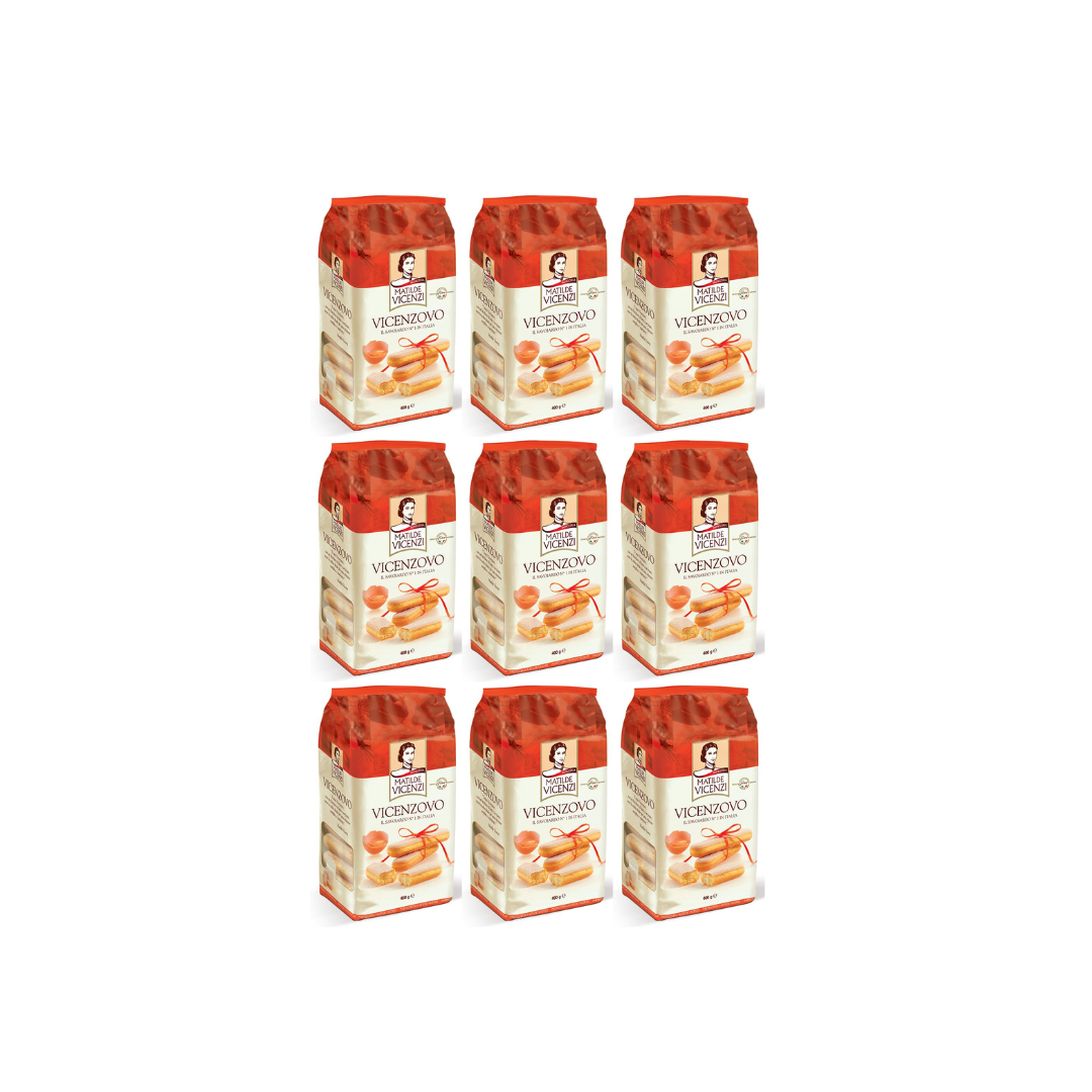 Matilde Vicenzi Vicenzovo Italian Lady fingers 400g ( Pack of 9)