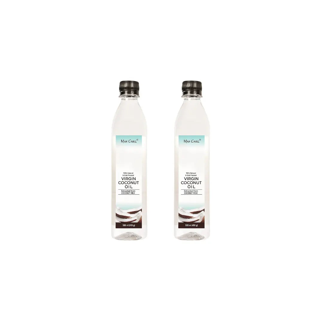 Max Care Cold Pressed Virgin Coconut Oil 500ml (Pack of 2)