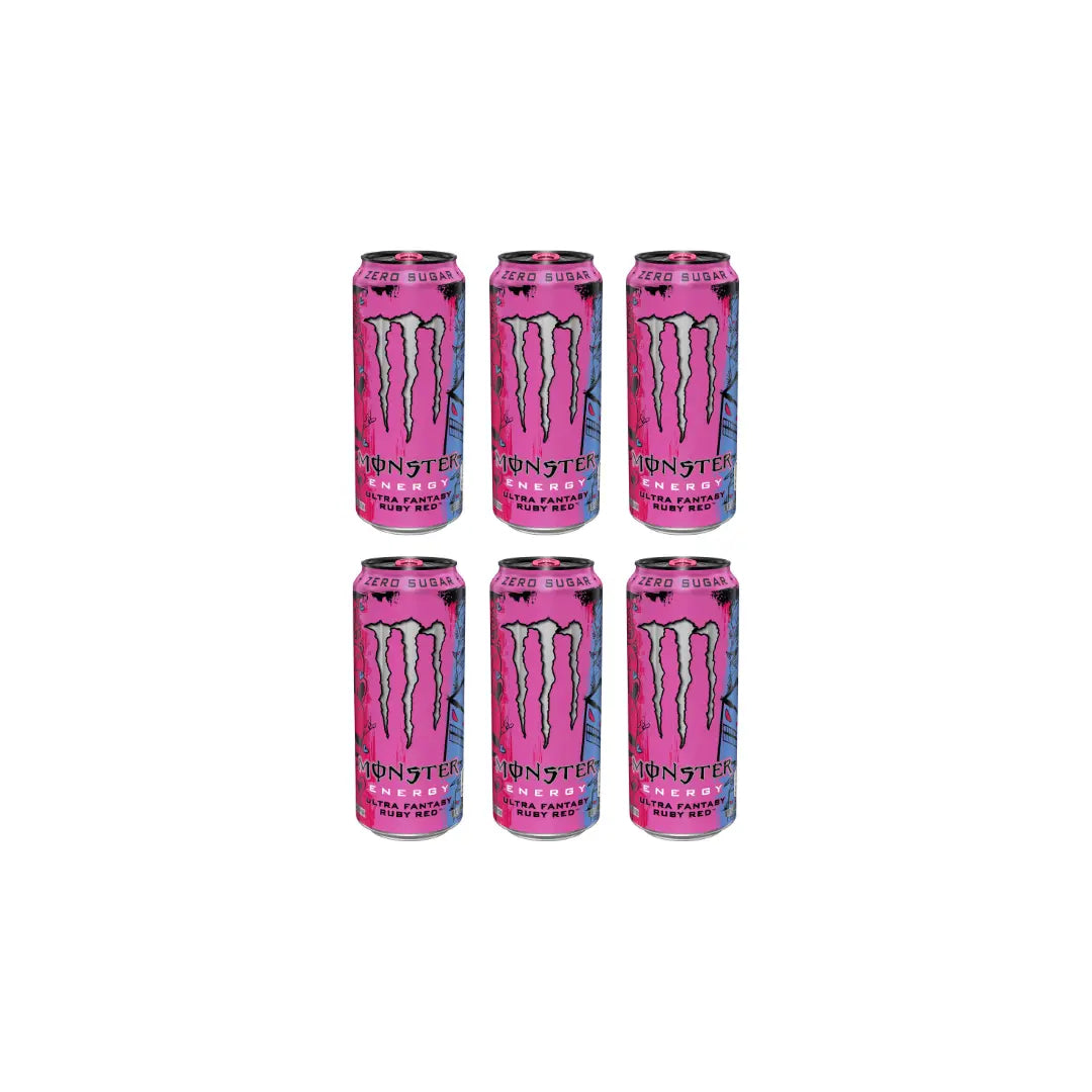 Monster Energyultra Fantasy Ruby Red 500ml (Pack of 6)