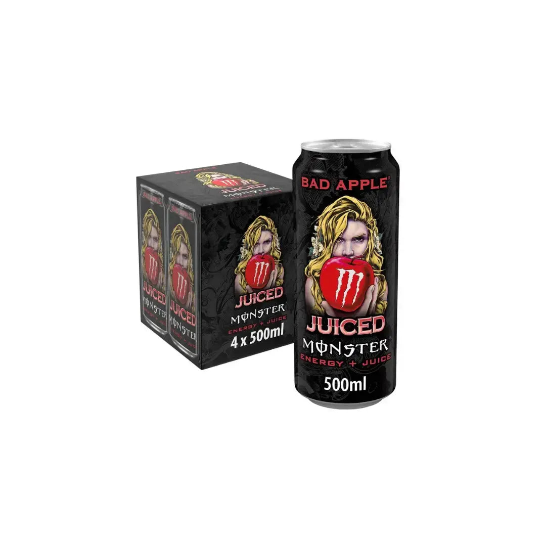 Monster Energy Bad Apple Juiced 500ml Pack of 4
