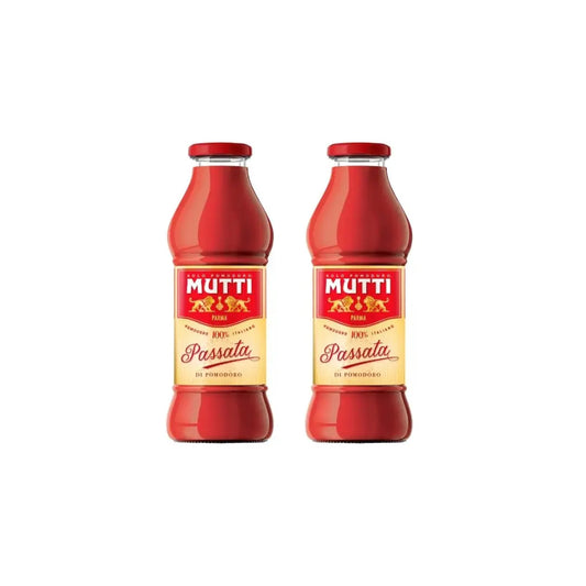 Mutti Parma Passata Tomato Puree Italian 400g (Pack of 2)