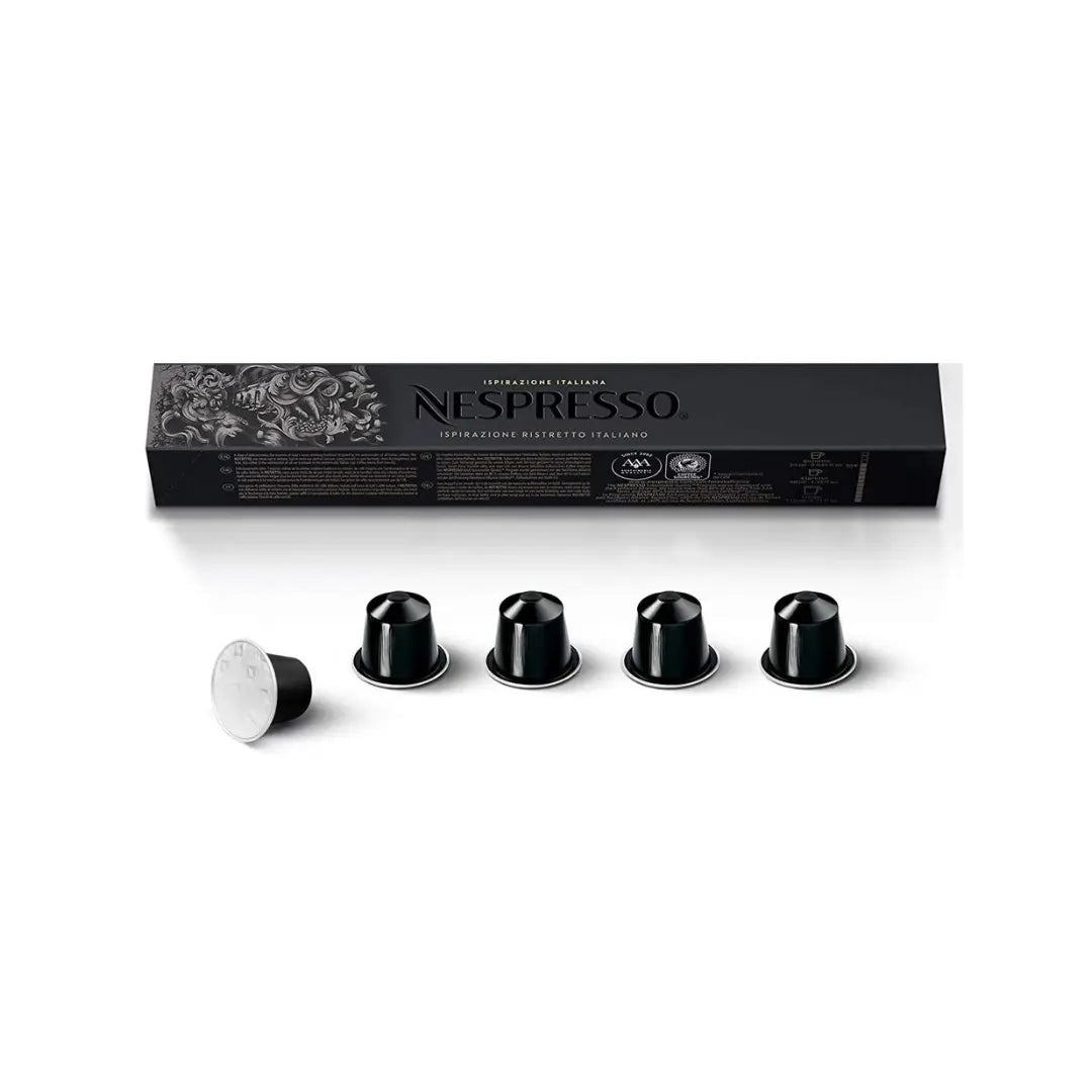 Nespresso Ispirazione Ristretto Italiano 10 Pods – Intense Italian Espresso Capsules