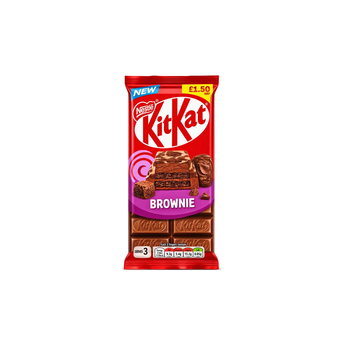 Nestlé KitKat Brownie Chocolate Bar 115g
