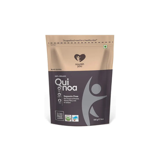 Nourish You Organic Black Quinoa, 500g
