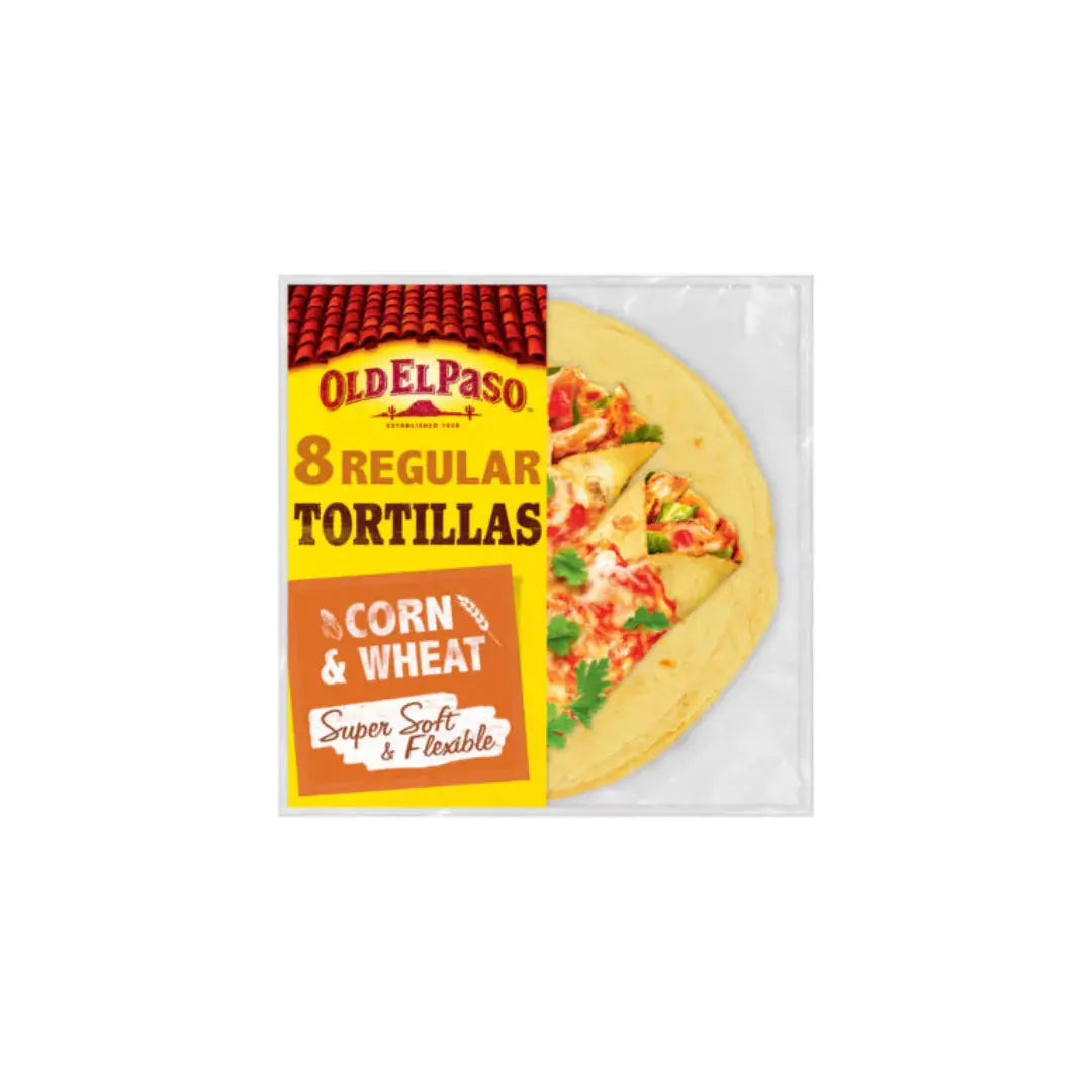 Buy Old El Paso 8 Regular Super Soft Corn And Wheat Tortillas 335g buy-old-el-paso-8-regular-super-soft-corn-and-wheat-tortillas-335g