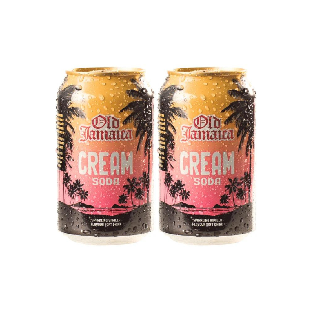 Old Jamaica Cream Soda Drink Imported 330ml (Pack of 2)