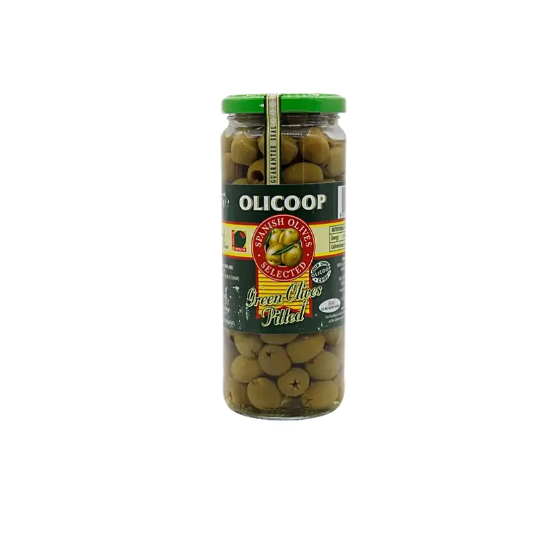 Olicoop Green Pitted Olive 450g