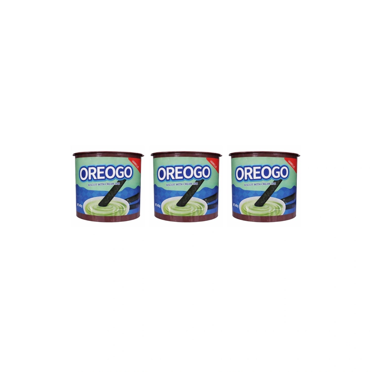 Oreo Go Vannilla Flavour Biscuit Wth Jam 40g (Pack of 3)