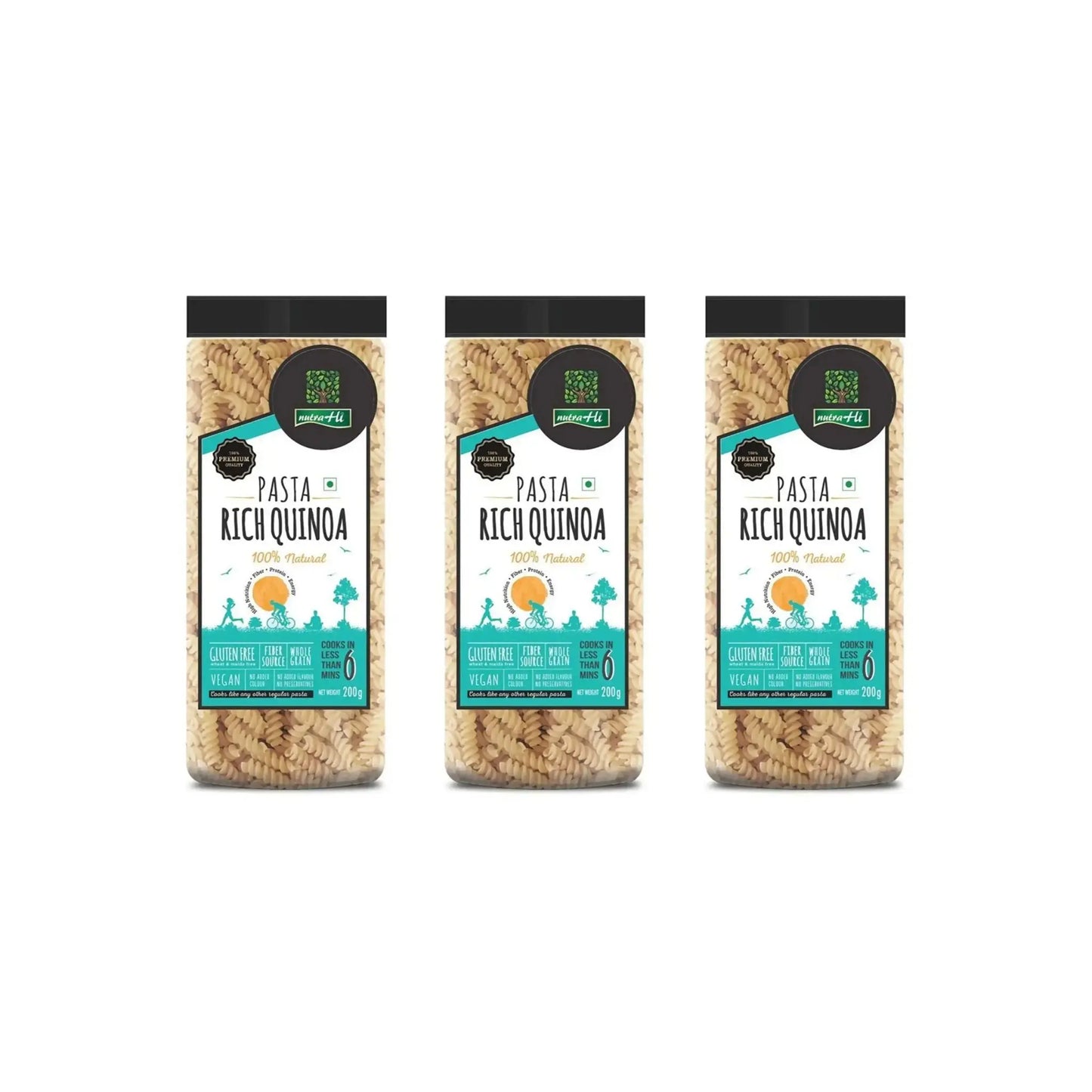 Quinoa Pasta Nutra Hi 200g (Pack of 3) Luckystore