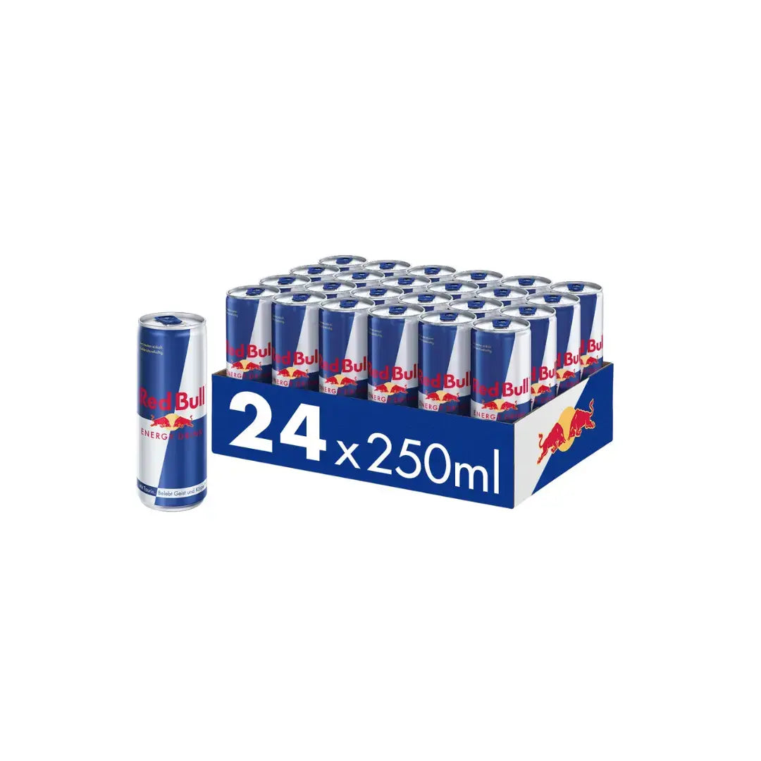 Red Bull Energy Drink 250ml Can Pack of 24 Imported Energy Beverage