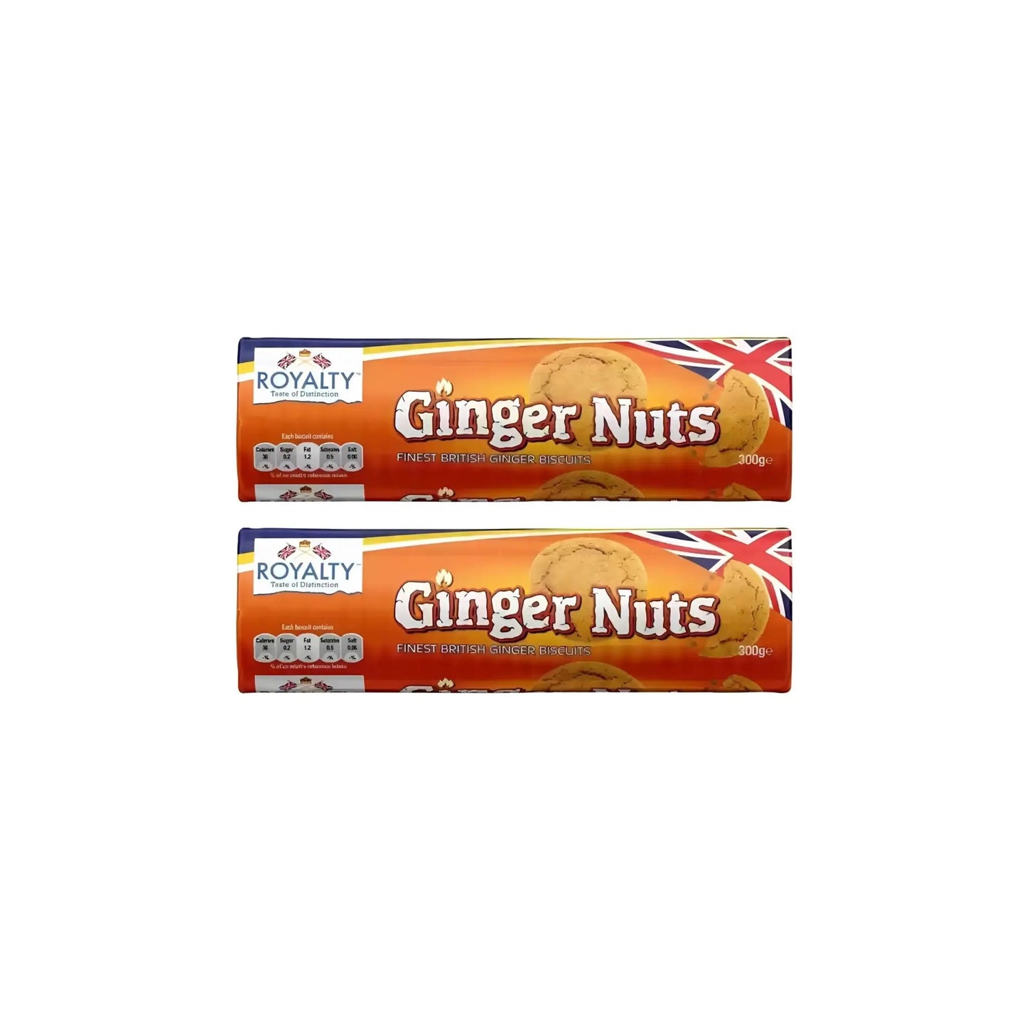 Royalty Ginger Nut Biscuit 300g (Pack of 2)