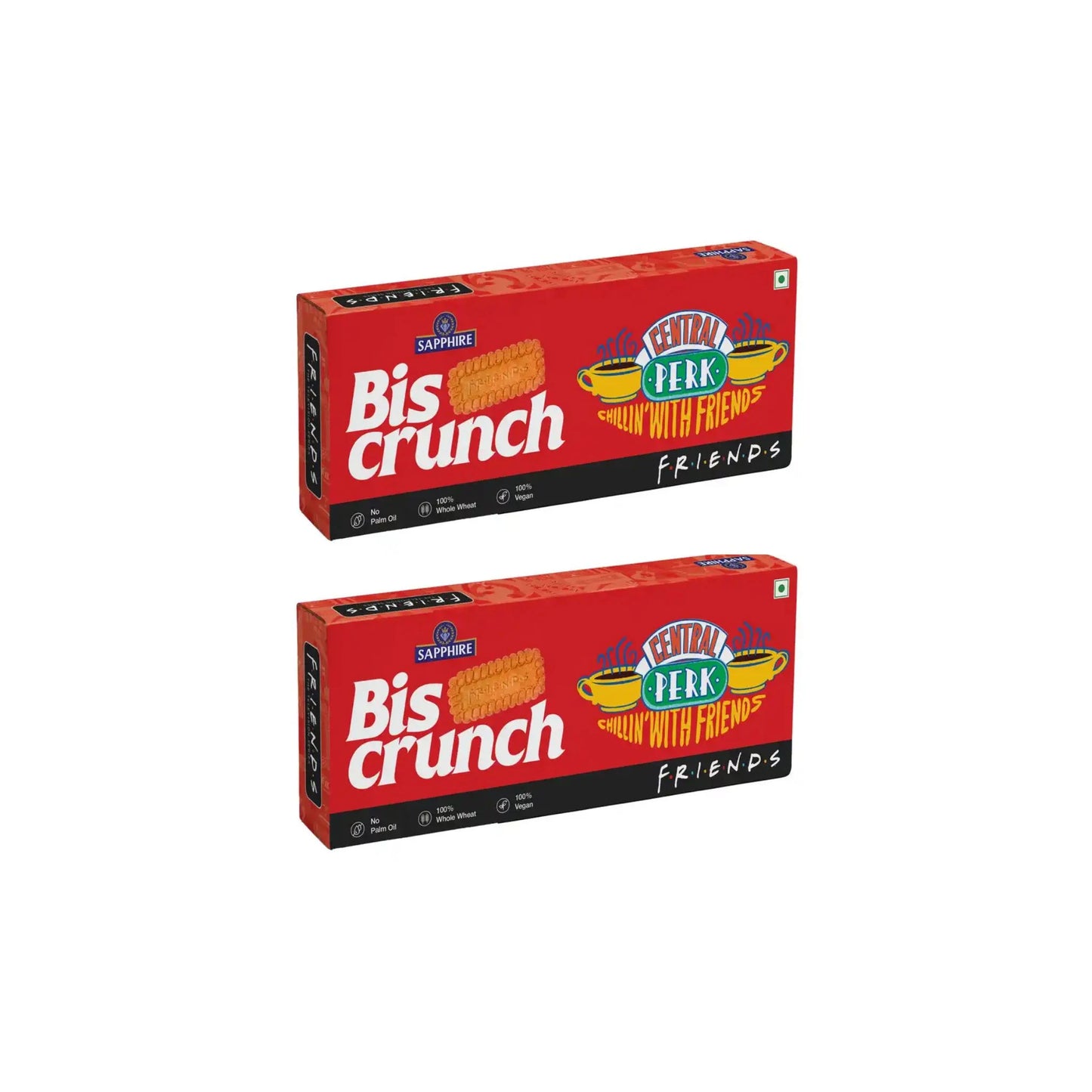Sapphire Biscrunch Biscuits 70g (Pack of 2)