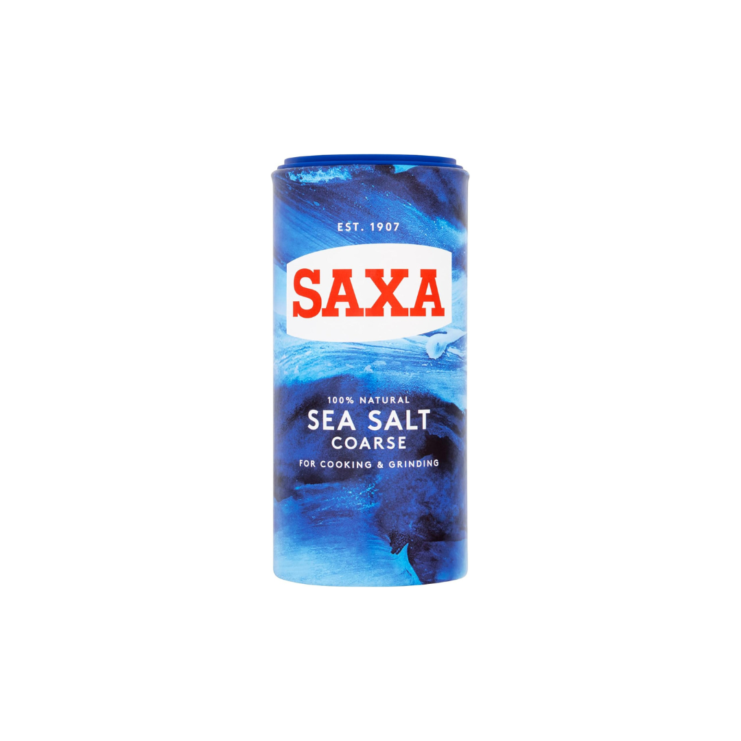 Saxa Fine Sea Salt for Table and Cooking, 350g