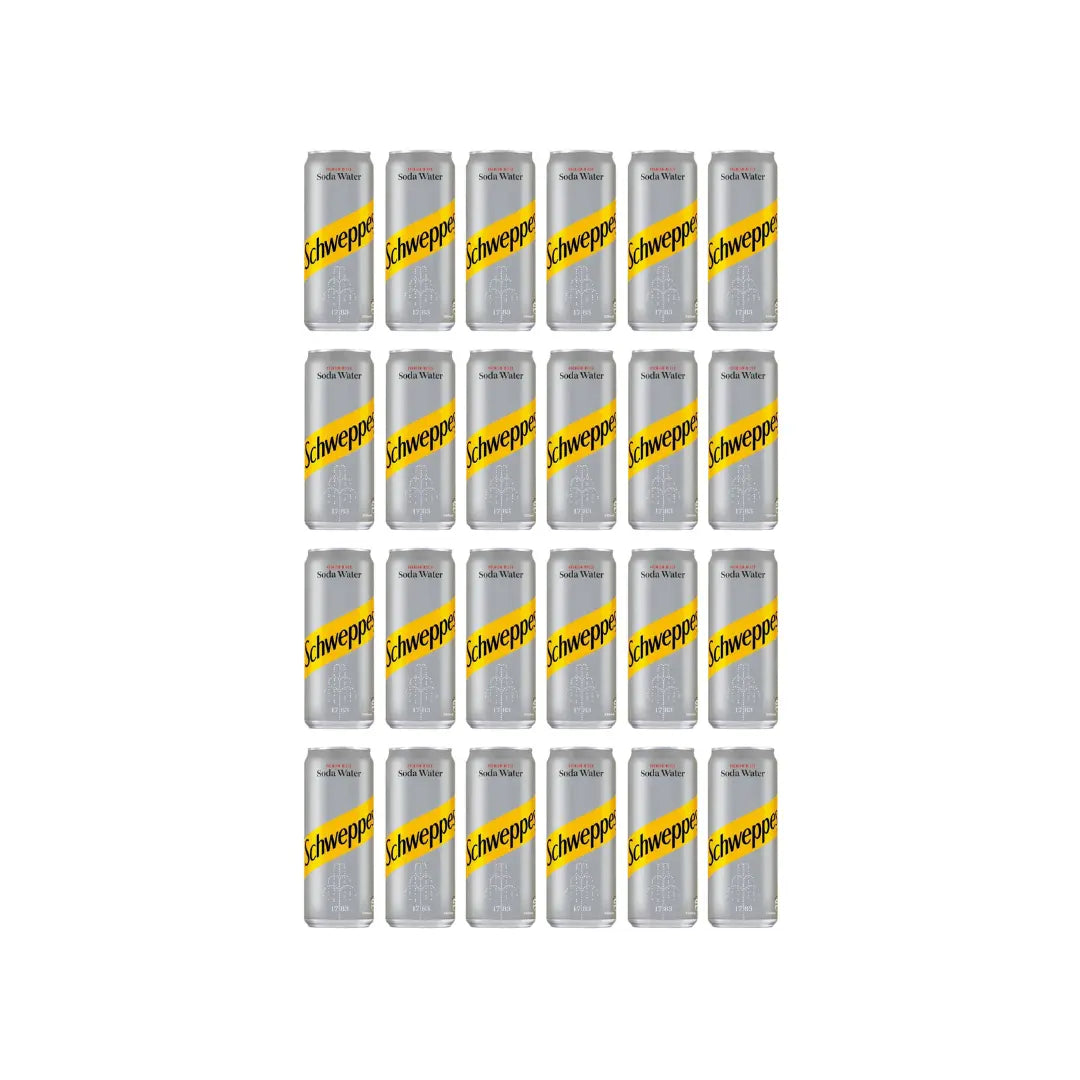 Schweppes Soda Water 300ml (Pack of 24)
